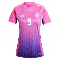 Camisa de Futebol Alemanha Niclas Fullkrug #9 Equipamento Secundário Mulheres Europeu 2024 Manga Curta